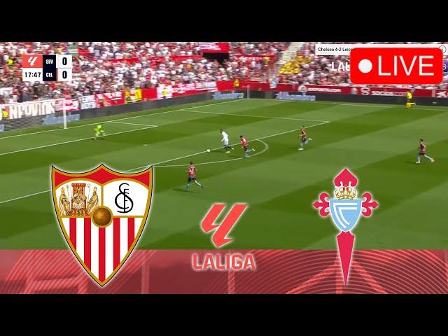 [LIVE] SEVILLA VS CELTA VIGO | LA LIGA 24/25 Full Match Streaming Video Game PES 2021