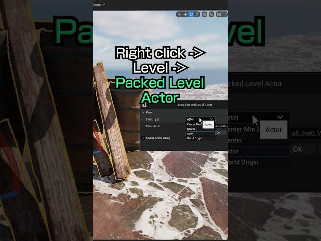 Unreal Engine Tip #20: How to create faster levels in UE5 #gamedev #ue5 #unrealengine