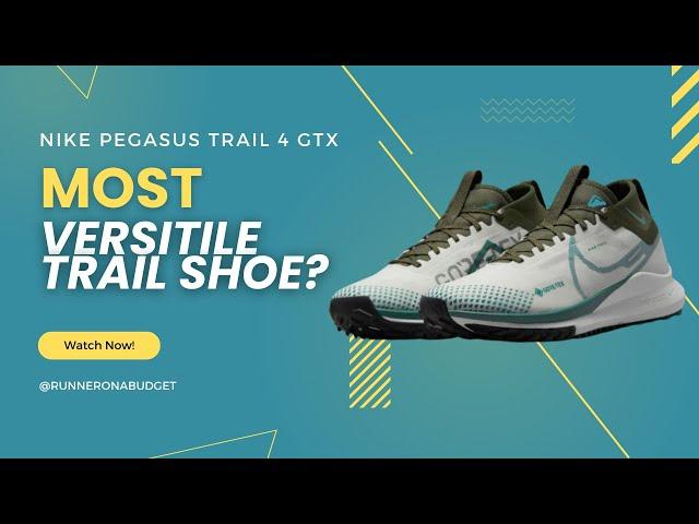 FIRST IMPRESSIONS! NIKE PEGASUS TRAIL 4 GTX, MOST VERSATILE GTX SHOE?