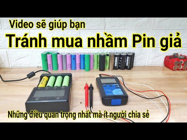 Cách phân biệt PIN Lithium chính hãng và kiểm tra chất lượng PIN chính xác, tránh mua nhầm PIN giả.