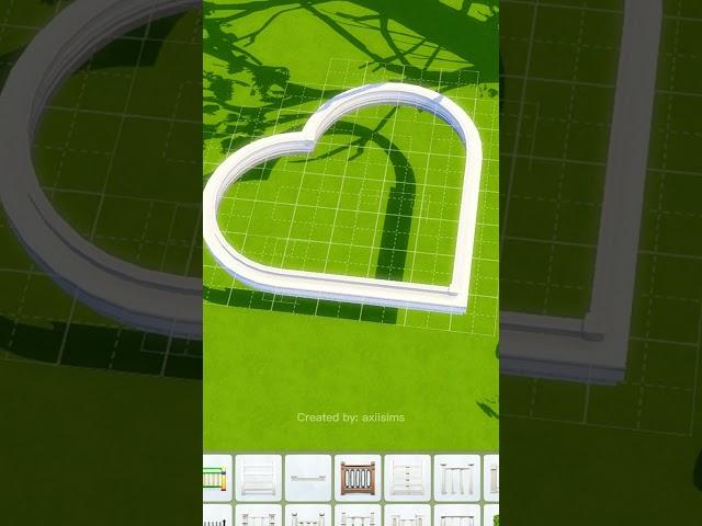 Build a Heart Shape Pool in The Sims 4 with Base Game (No CC) #sims #sims4 #thesims #thesims4 #ts4