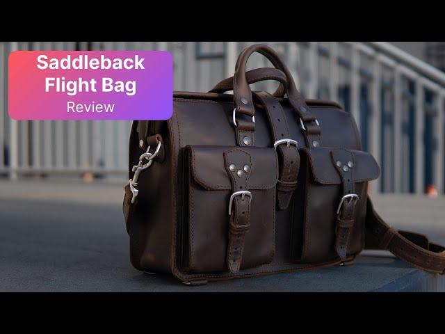 Saddleback Leather Flight Bag Review | It'll Outlive You!