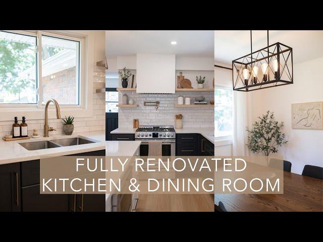 RENOVATED KITCHEN & DINING ROOM TOUR - Before and After | Naomee Rahman