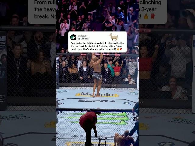 Is this the greatest comeback in MMA? 