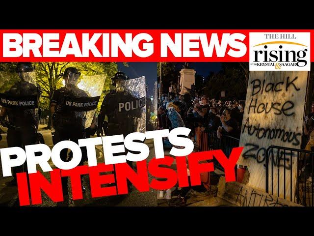 BREAKING: Protesters and police clash outside White House, Seattle moves to dismantle CHAZ