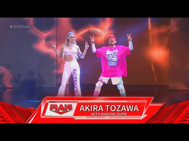 Akira Tozawa Entrance - WWE Monday Night Raw, October 23, 2023