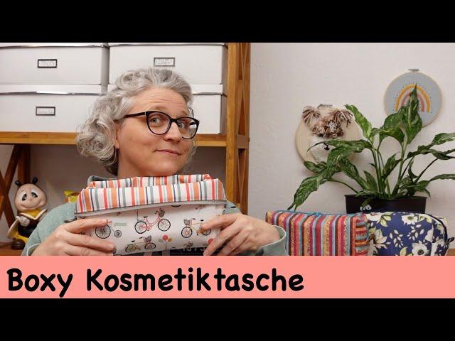 Boxy Kosmetiktasche / neue Nähsets