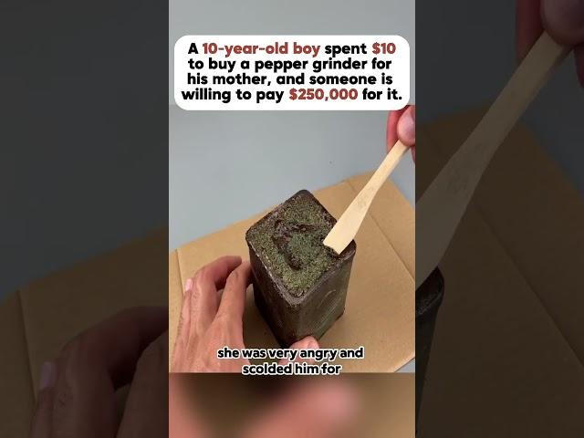 A 10-year-old boy spent $10 to buy a pepper grinder for his mother #mama #boy #love #fyp #money