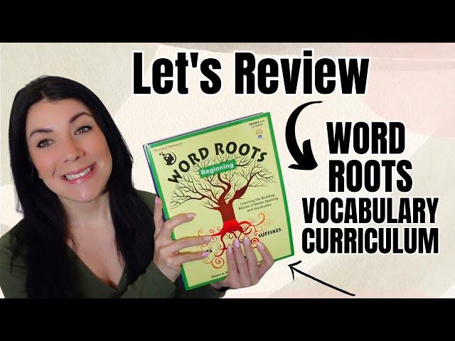 My FAVORITE Vocabulary Homeschool Curriculum-  Let's Review Word Roots  from Critical Thinking Co.