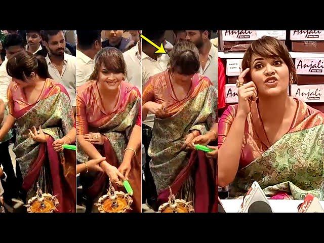 Anasuya Bharadwaj Oops Moment @ GV Mall Opening | Anasuya Latest Video | Filmylooks