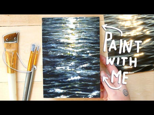 Realistic Water Painting Tutorial for Acrylic