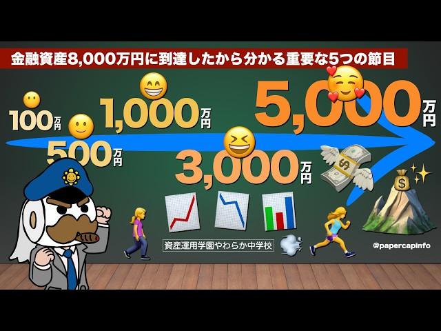 金融資産8,000万円に到達したから分かる重要な5つの節目