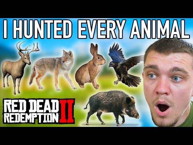 I Hunted Every Animal in Red Dead Redemptions Plains!