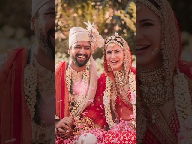 Katrina Kaif and Vicky Kaushal wedding look️#celebrity #viral  #shorts @Cherryshorts24