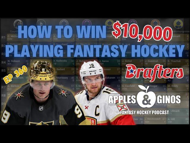 How to Win $10,000 Playing Fantasy Hockey (Drafters Fantasy NHL Best Ball)