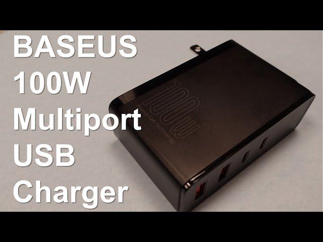 Baseus 100W USB A+C Power Adapter CCGAN100US Review and Test