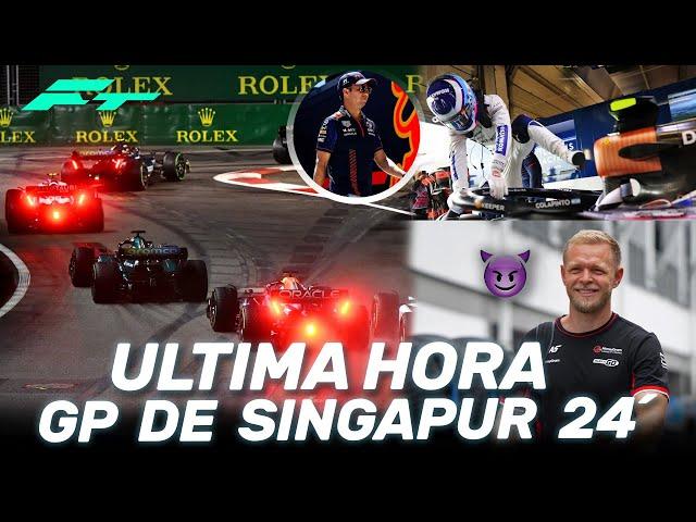 ¡¡ULTIMA HORA GP de SINGAPUR!! CHECO LIMITADO? COLAPINTO SIN MEJORAS,MAGNUSSEN VUELVE, POLEMICA...