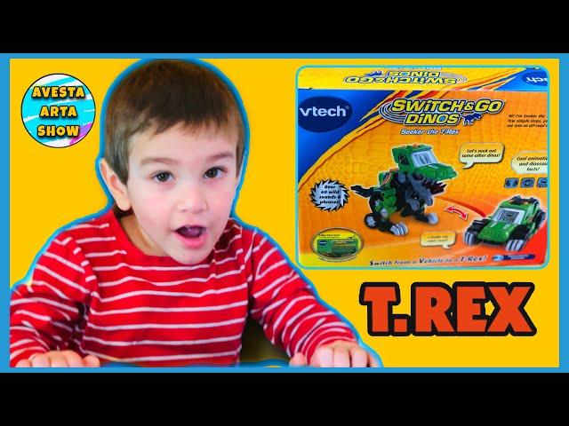 Dinosaur Toys For Toddlers Videos | VTech Switch and Go Dinos Seeker the T-Rex