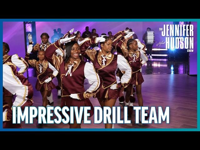 Jennifer Hudson Makes a Grand Entrance with Impressive 5-Year-Old Drill Team Captain