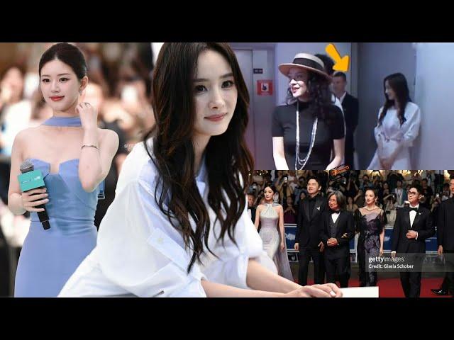 Zhao Lusi looks older with a new look, Yang Mi has a delicate action for Zhang Ziyi