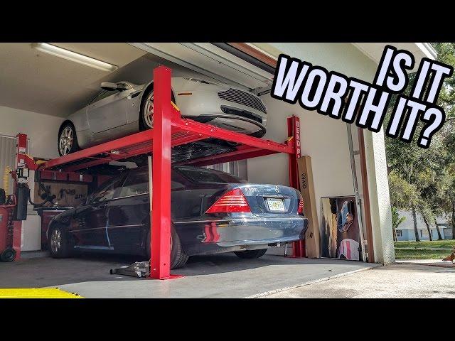 Here's How Much It Costs To Buy A Four Post Lift For Your Garage