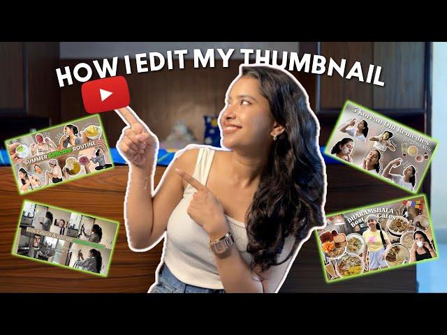 How I edit My YouTube Thumbnails on Phone | Canva Tutorial
