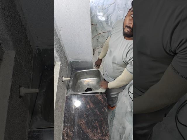 Kitchen Sink Install Manually | Rainbow Marble & Tiles