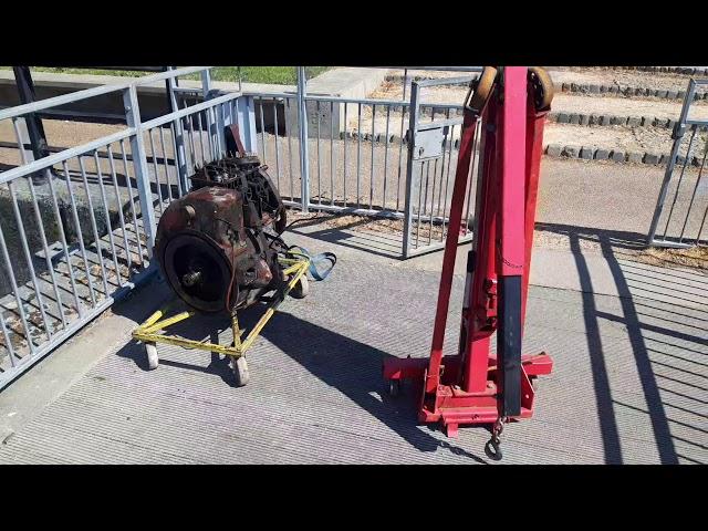 How to remove and install a Lister SR2 Marine engine into a Narrow boat part 1