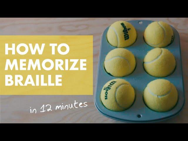 you DON'T need to SEE this video (BRAILLE memorization tutorial)