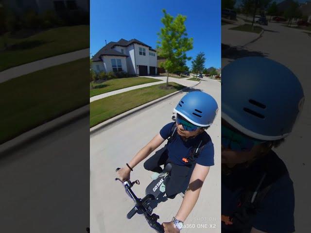 GOTRAX ASTRO ELECTRIC SCOOTER RIDE FILMED WITH INSTA360 ONE X2