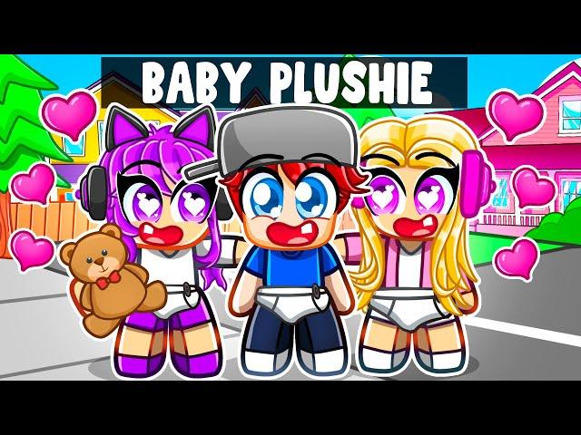 Rizzing Girls as a BABY PLUSHIE in Roblox SNAPCHAT!