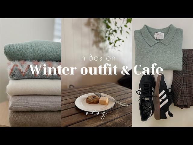 Winter Fashion Outfits  Knitwear, Coats, Puffer Jackets | Boston Café Date | Heath Ceramic Unboxing