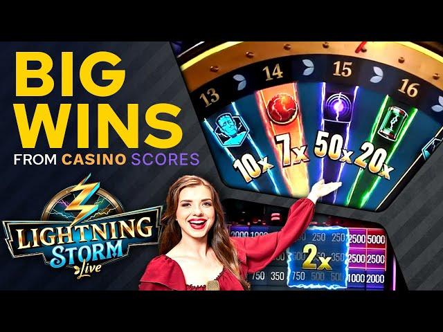 Lightning Storm - The Biggest Wins on All 5 Bonuses! (from @CasinoScoresOfficial)