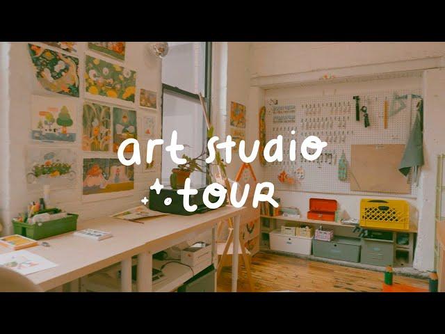 A Tour of My $725 Art Studio in Philly 