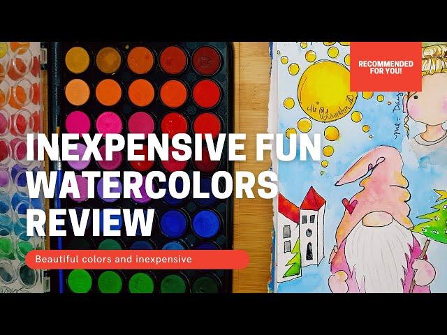 Inexpensive fun Watercolors REVIEW Brenda Knoll