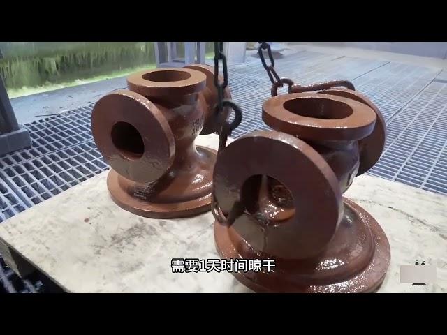 纪录片：船舶阀门的制造过程，翻砂工艺打造，韩国工业不可低估