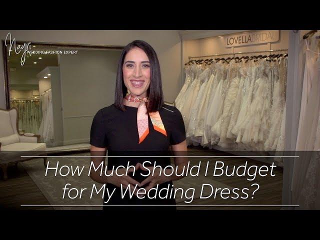 Why should I budget for my wedding dress?