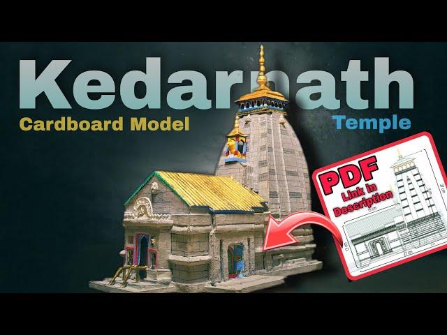 How to make Kedarnath Temple | With Measurements Pdf