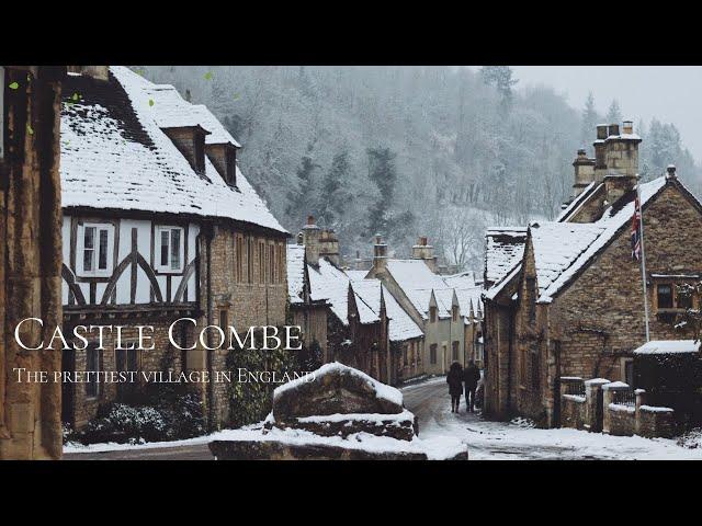 England’s Most Beautiful Village In The Snow - Castle Combe