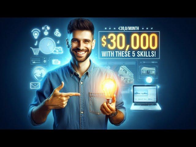 Top 5 High-Income Skills to Earn ₹30,000/Month Online in 2025!