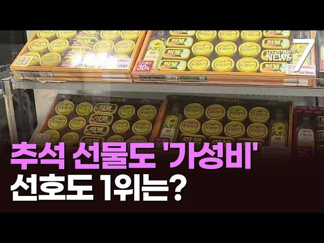 고물가에 추석 선물세트도 '가성비'…"5만원 미만 실속형 인기"