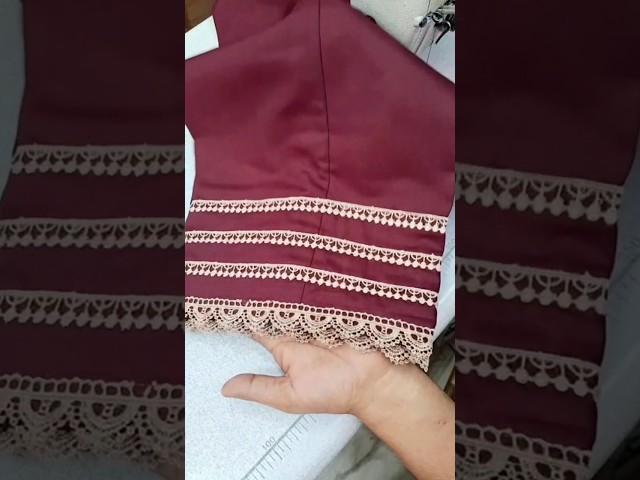 how to make pant design with lace || Lace se pant ki Mohari design Kaise banaen #pantdesign