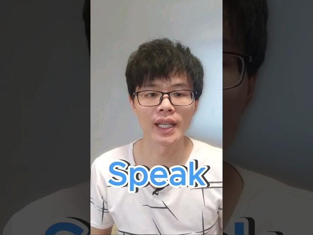 how to say "Speak" in Chinese #学习中文 #learnchinese #learningchinese #chinesevocabulary #mandarin