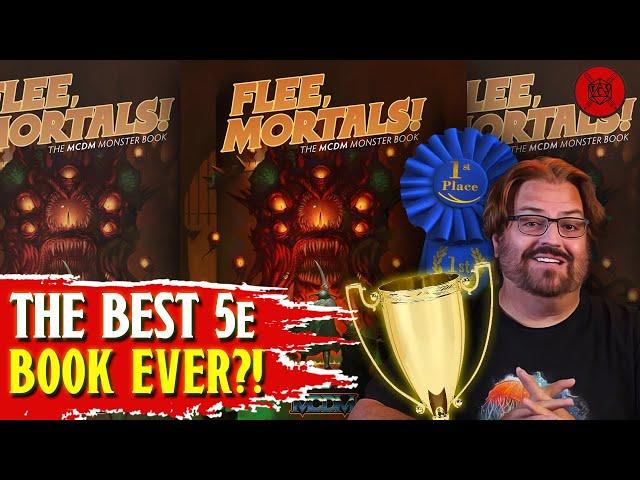 The BEST D&D 5e Book Ever Made?! - "Flee, Mortals!" REVIEW!