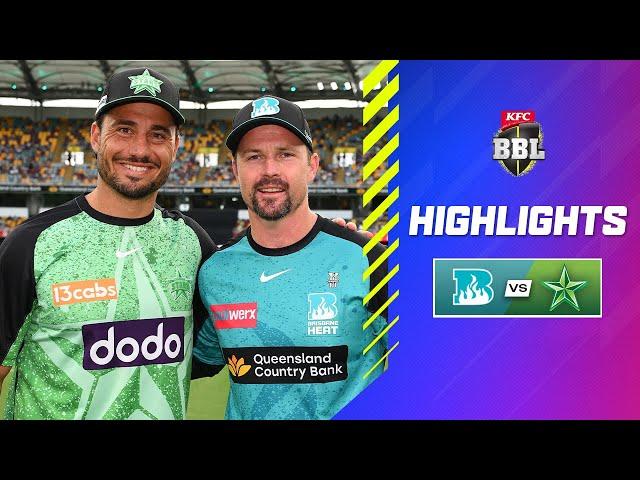 Brisbane Heat v Melbourne Stars Match Highlights | #BBL14