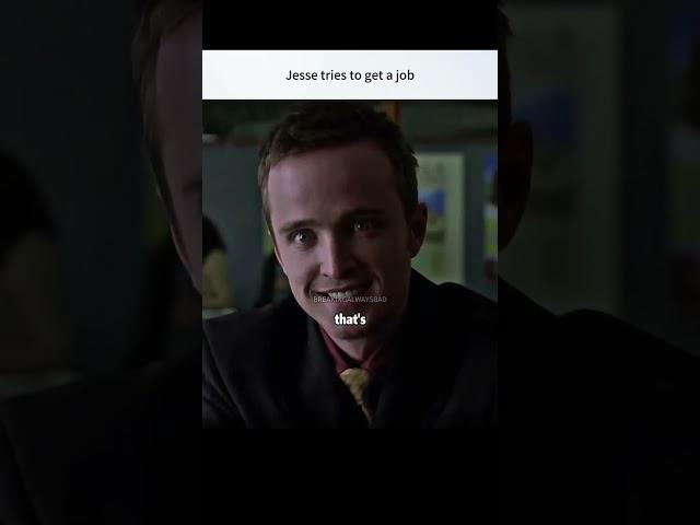 Jesse goes for a job interview I Breaking Bad S1 E5 #shorts