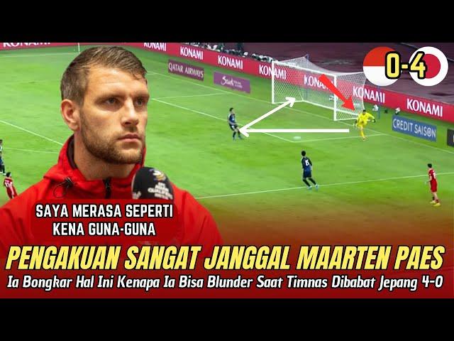 GEGERKAN PUTARAN 3 ~ Pengakuan Mengejutkan MAARTEN PAES Ia Beberkan Penyebab Blunder Saat Vs Jepang