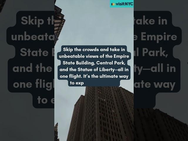 Experience NYC Like Never Before! Stunning Helicopter Views!