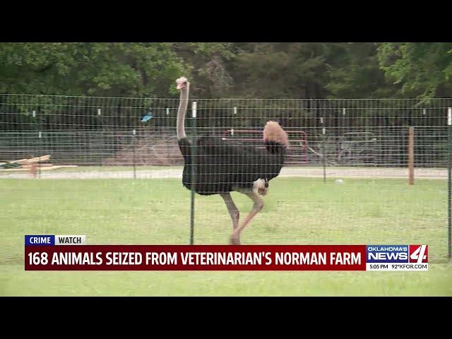 168 animals, some exotic, seized from OKC veterinarian's farm