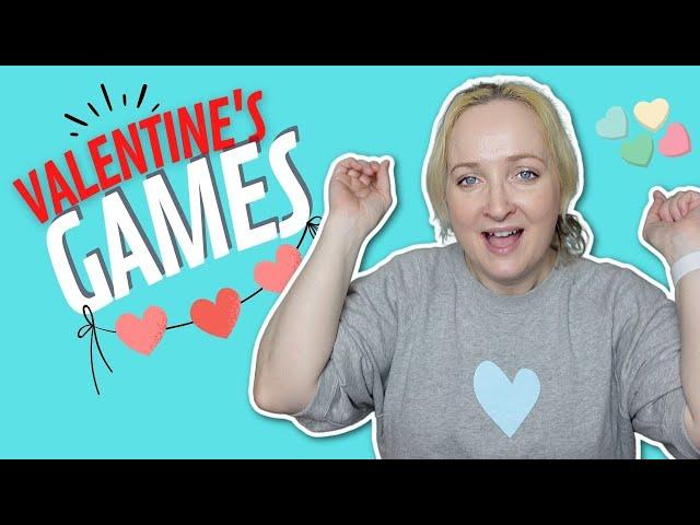 EVERYONE LOVES these VALENTINE'S DAY GAMES | Conversation Heart Candy Games & MORE